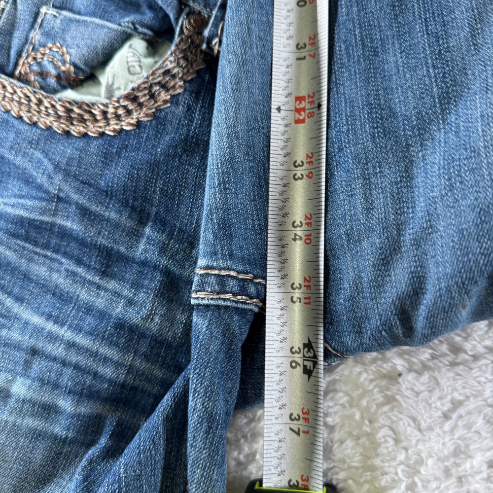 Cowgirl Tuff Wild & Wooly Size 28x35 Womens Jeans Horse Western Rodeo Bootcut - Picture 8 of 11